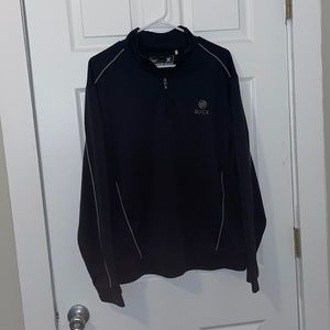 Mens 3/4 zip Cutter & Buck DryTec pullover with Buick name and logo